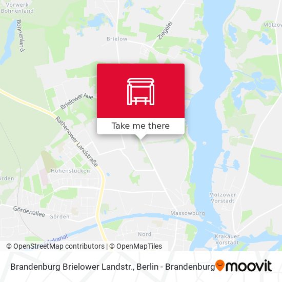 Карта Brandenburg Brielower Landstr.