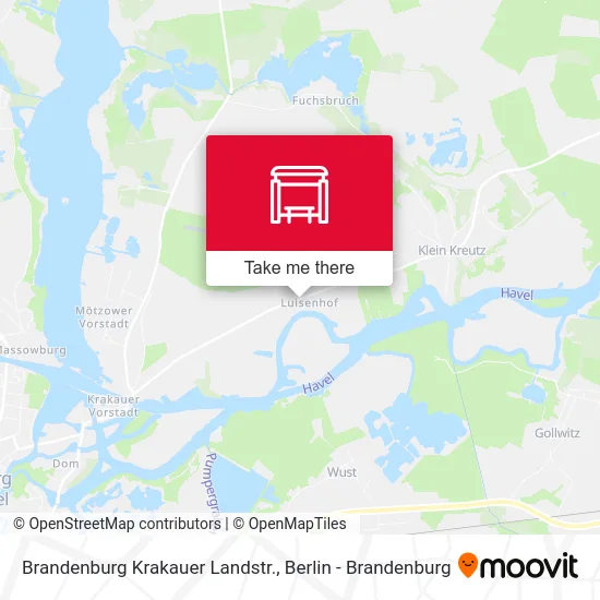 Brandenburg Krakauer Landstr. map