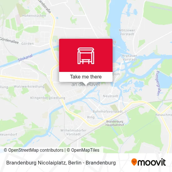 Brandenburg Nicolaiplatz map