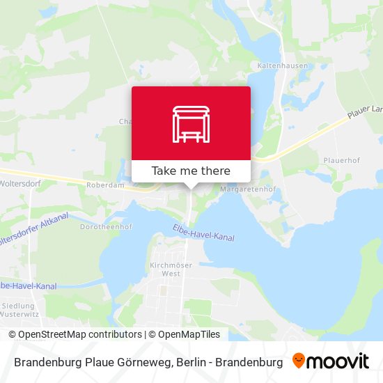 Brandenburg Plaue Görneweg map