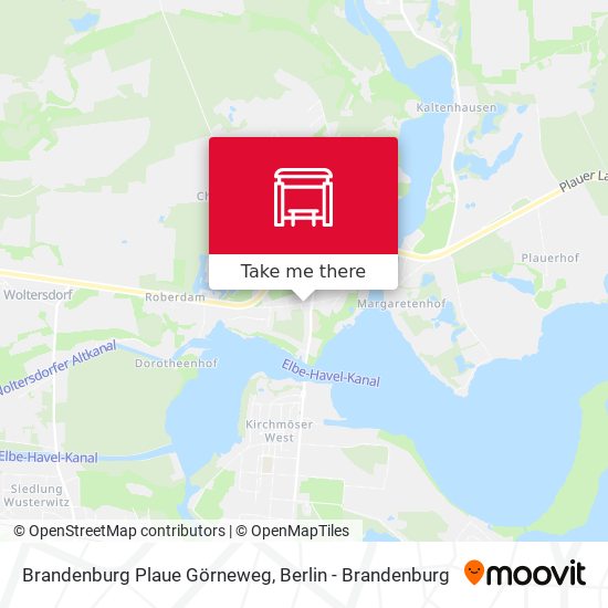 Brandenburg Plaue Görneweg map