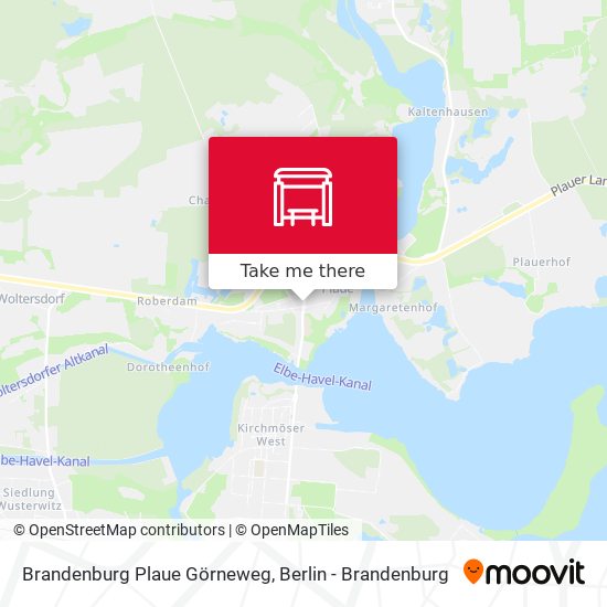 Brandenburg Plaue Görneweg map