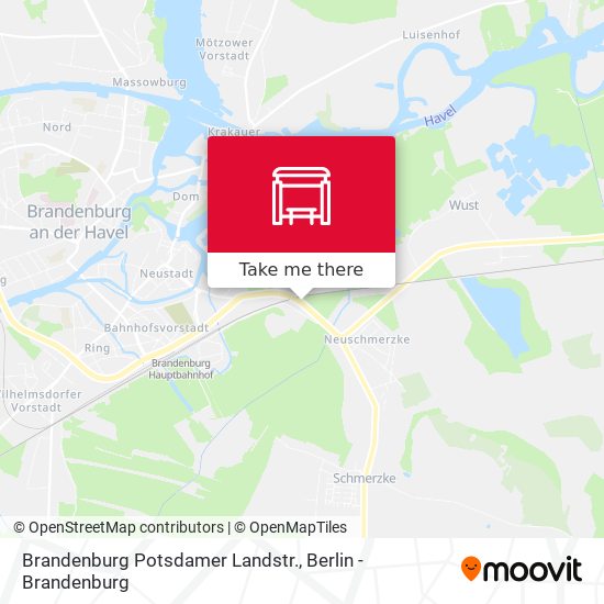 Brandenburg Potsdamer Landstr. map