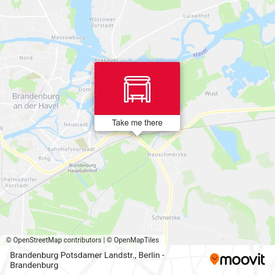 Карта Brandenburg Potsdamer Landstr.