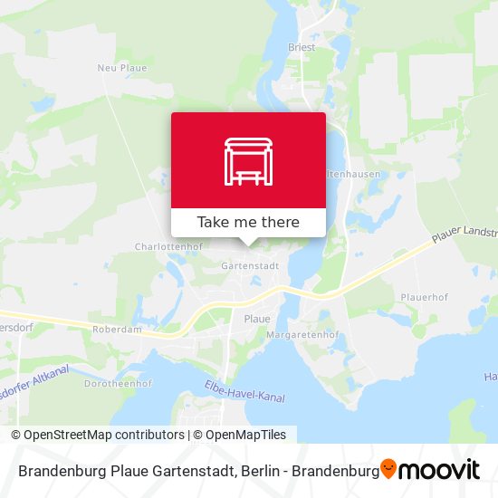 Brandenburg Plaue Gartenstadt map