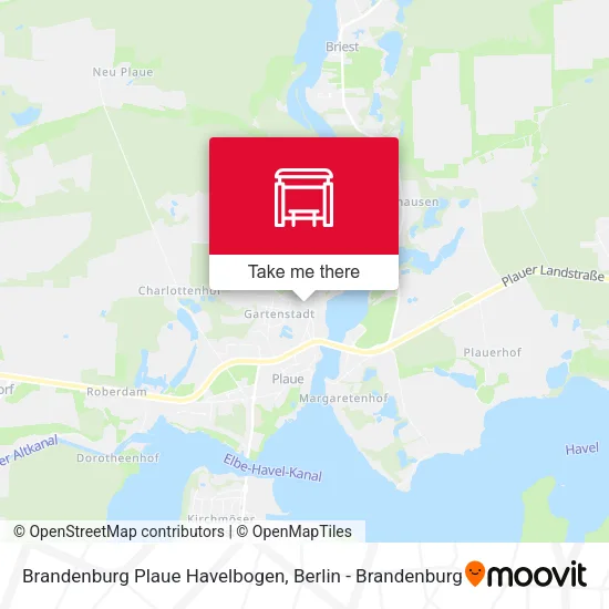 Карта Brandenburg Plaue Havelbogen
