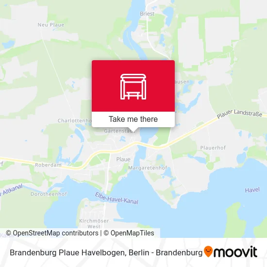 Brandenburg Plaue Havelbogen map