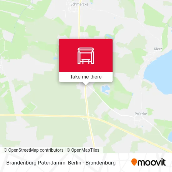 Brandenburg Paterdamm map