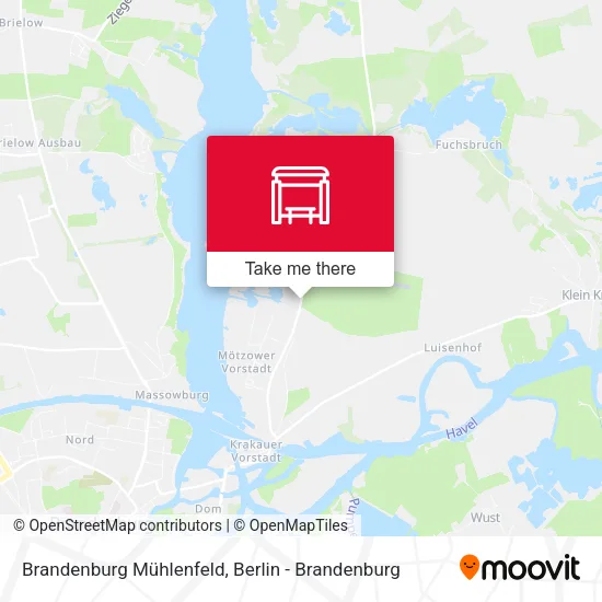 Карта Brandenburg Mühlenfeld