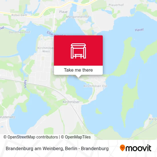 Brandenburg am Weinberg map