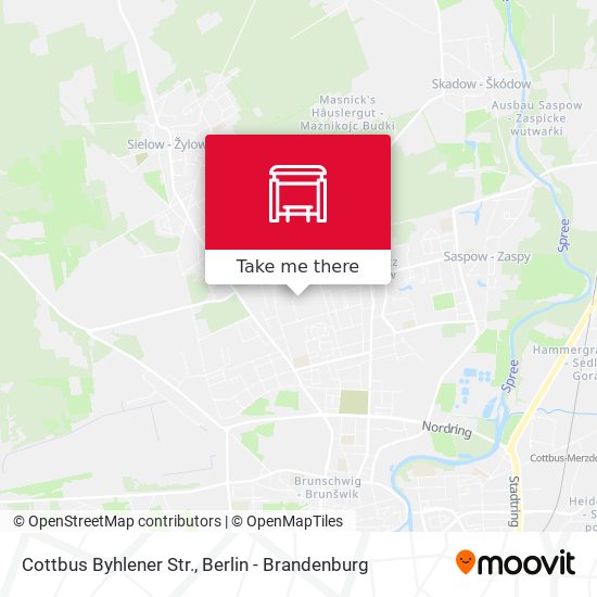 Cottbus Byhlener Str. map