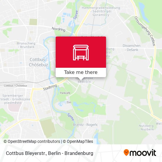Cottbus Bleyerstr. map