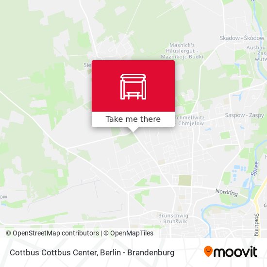 Cottbus Cottbus Center map