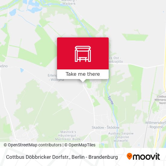 Cottbus Döbbricker Dorfstr. map