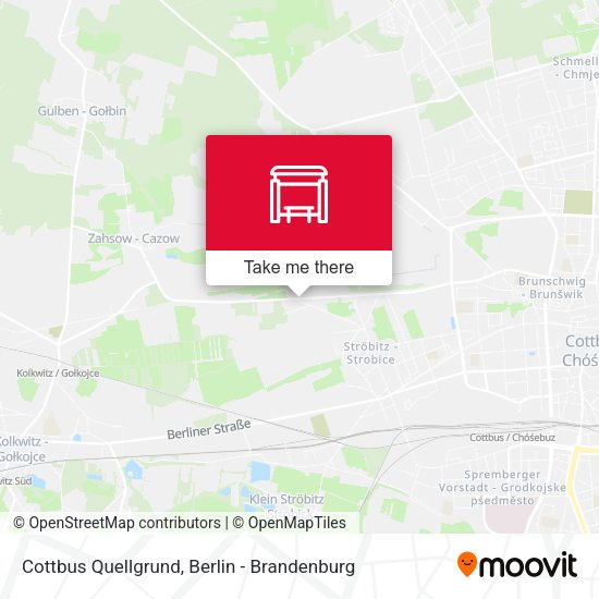 Карта Cottbus Quellgrund
