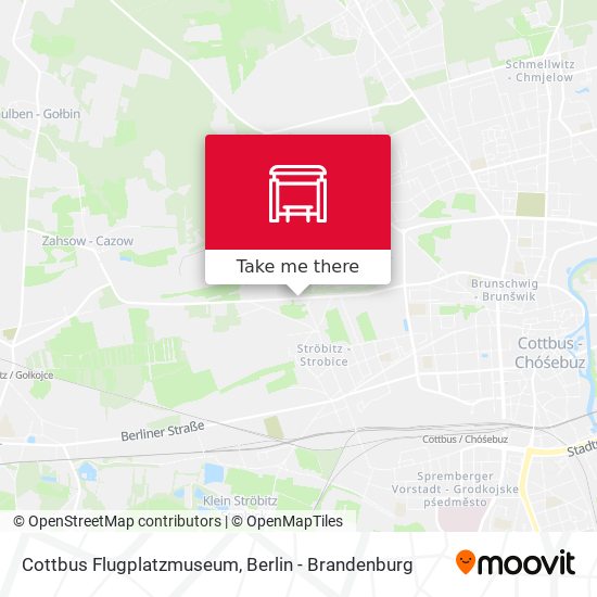 Cottbus Flugplatzmuseum map