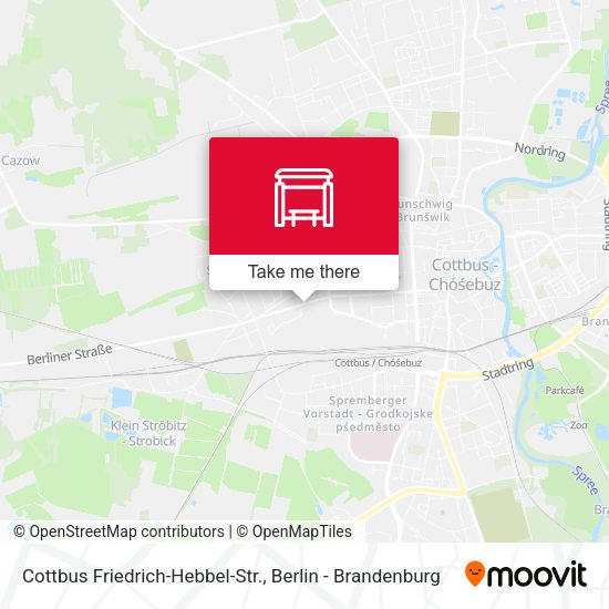 Карта Cottbus Friedrich-Hebbel-Str.