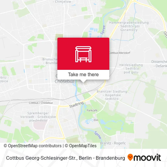 Карта Cottbus Georg-Schlesinger-Str.
