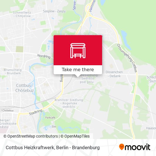 Cottbus Heizkraftwerk map