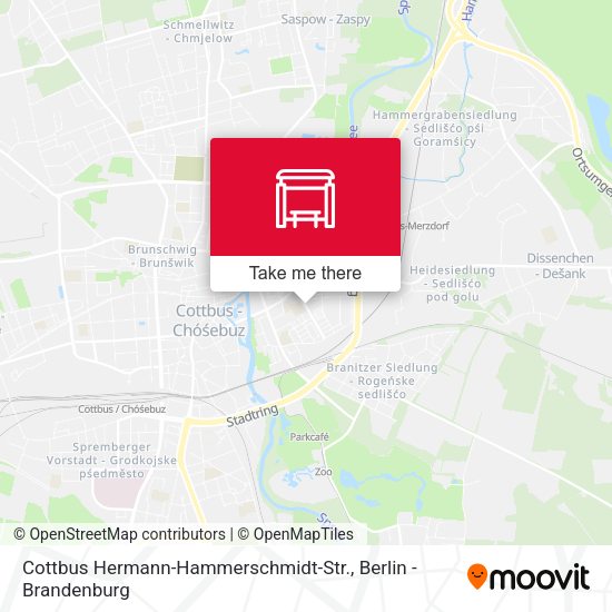 Карта Cottbus Hermann-Hammerschmidt-Str.