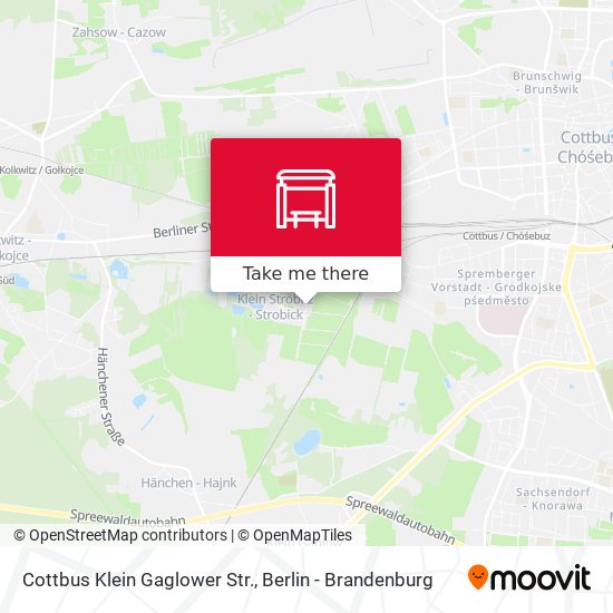 Cottbus Klein Gaglower Str. map