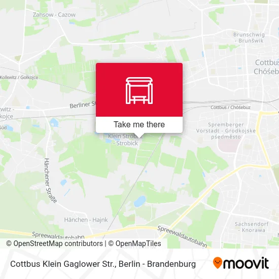 Cottbus Klein Gaglower Str. map