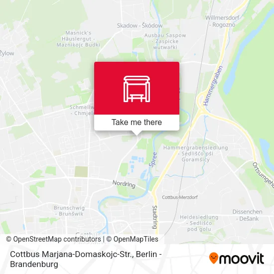 Карта Cottbus Marjana-Domaskojc-Str.