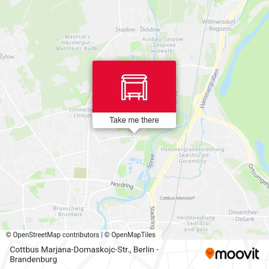 Карта Cottbus Marjana-Domaskojc-Str.