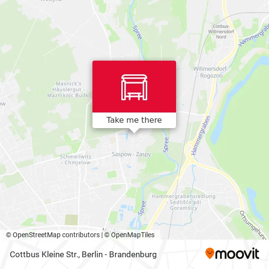 Карта Cottbus Kleine Str.