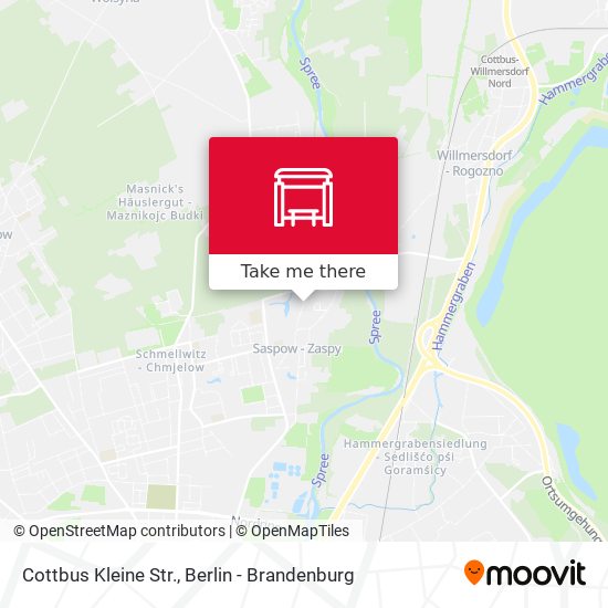 Cottbus Kleine Str. map