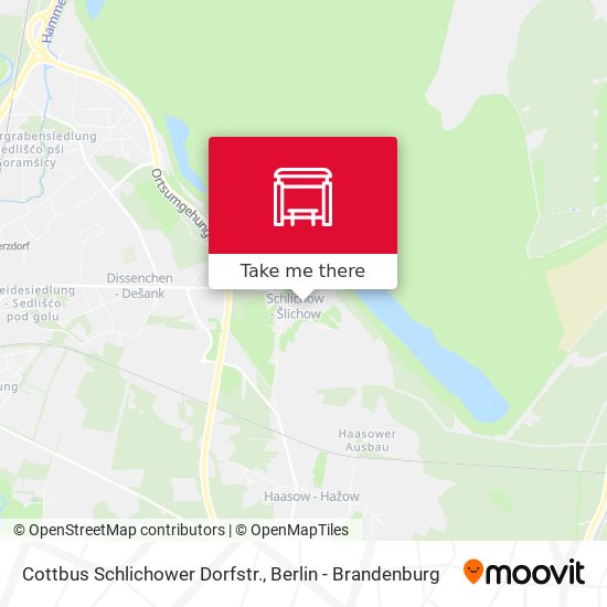 Cottbus Schlichower Dorfstr. map
