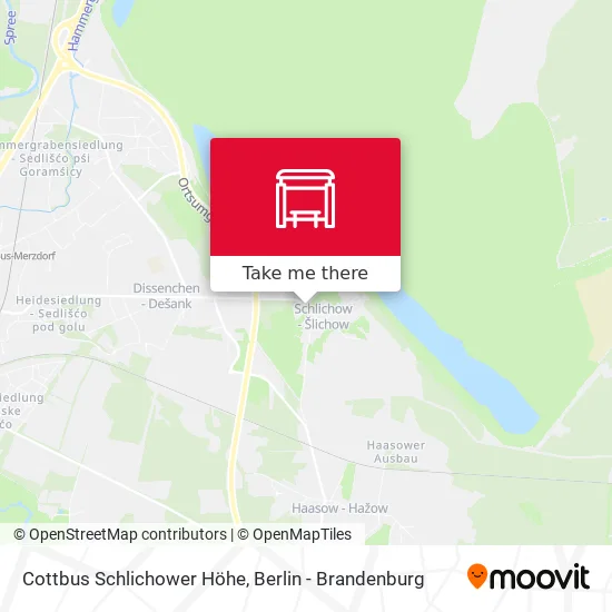 Карта Cottbus Schlichower Höhe