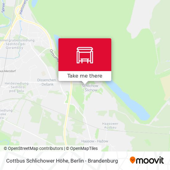Cottbus Schlichower Höhe map