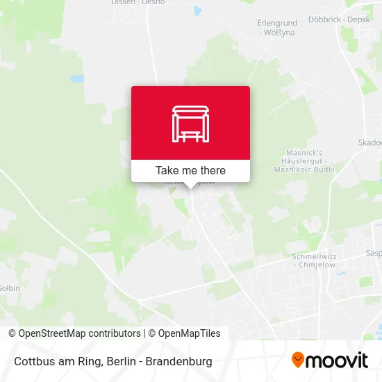 Cottbus am Ring map