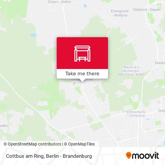 Карта Cottbus am Ring