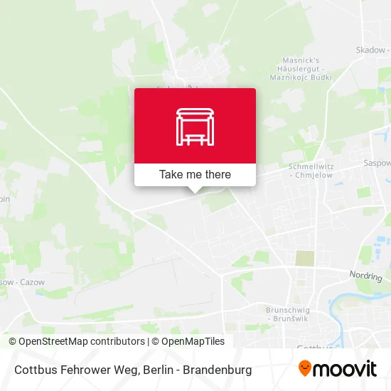 Карта Cottbus Fehrower Weg