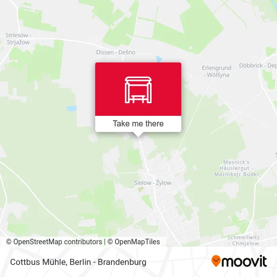 Cottbus Mühle map