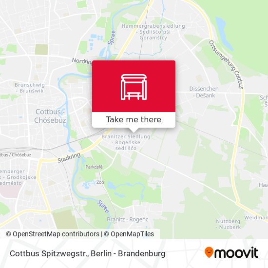 Cottbus Spitzwegstr. map