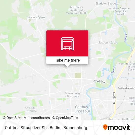 Карта Cottbus Straupitzer Str.