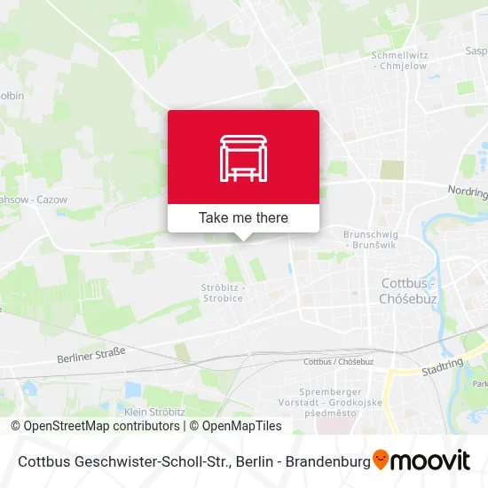 Cottbus Geschwister-Scholl-Str. map