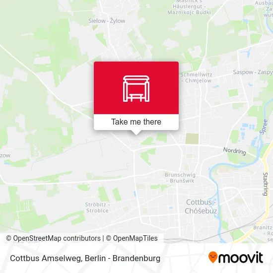Cottbus Amselweg map
