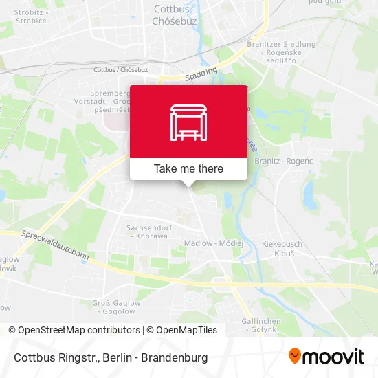 Карта Cottbus Ringstr.