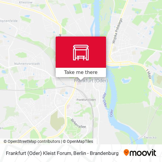 Frankfurt (Oder) Kleist Forum map