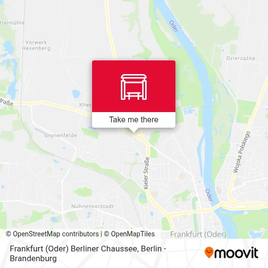 Frankfurt (Oder) Berliner Chaussee map