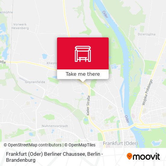 Frankfurt (Oder) Berliner Chaussee map