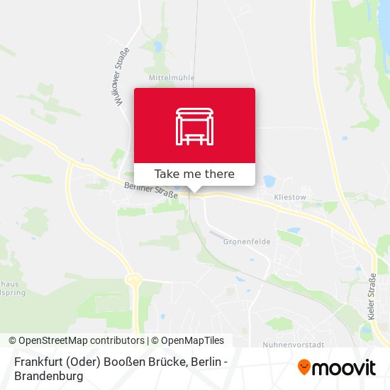Frankfurt (Oder) Booßen Brücke map