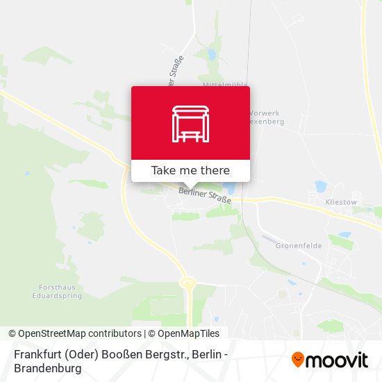 Frankfurt (Oder) Booßen Bergstr. map