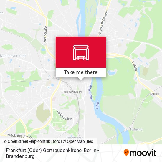 Frankfurt (Oder) Gertraudenkirche map