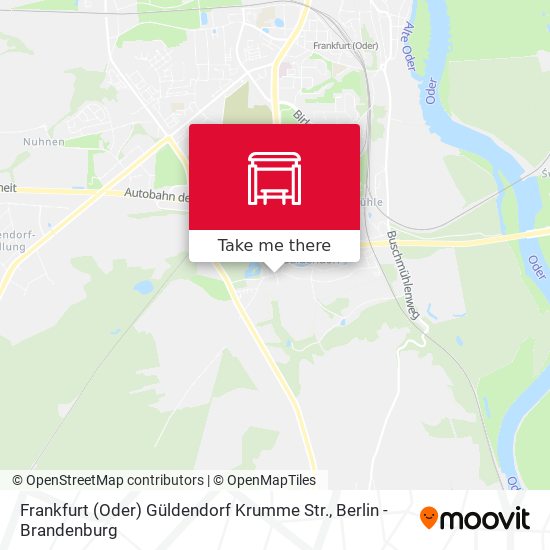 Frankfurt (Oder) Güldendorf Krumme Str. map