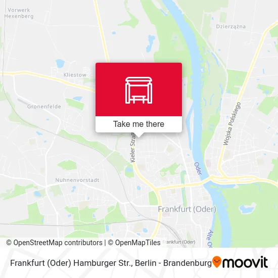 Frankfurt (Oder) Hamburger Str. map